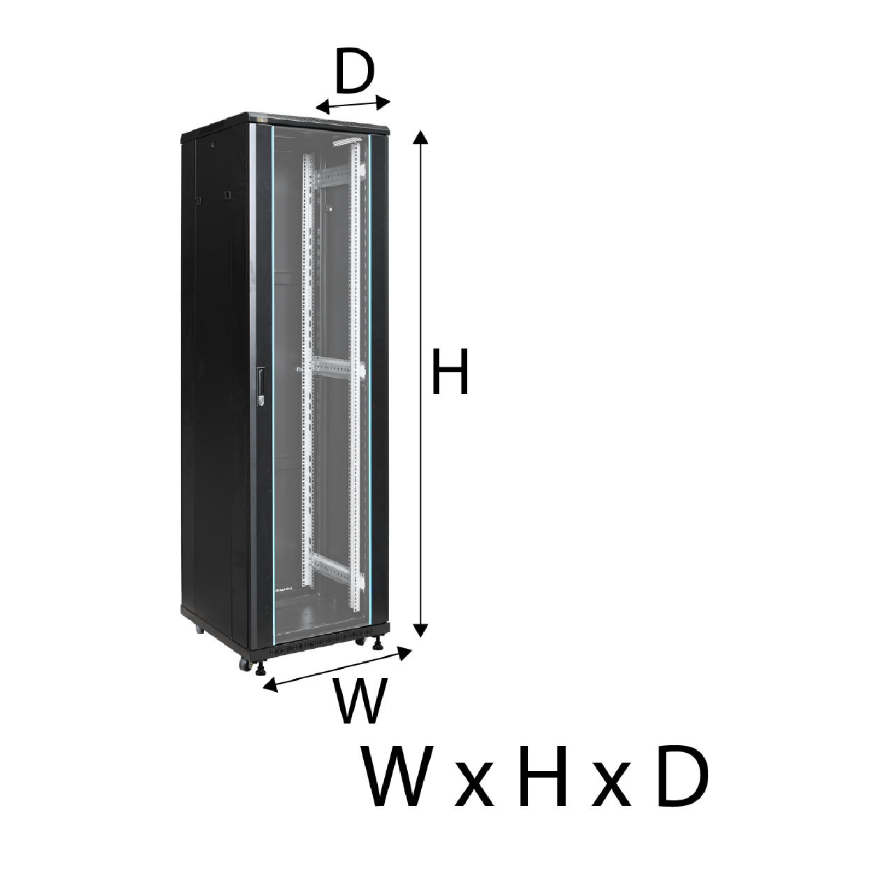 42U RACK cabinet 600x600 - Imagen 4