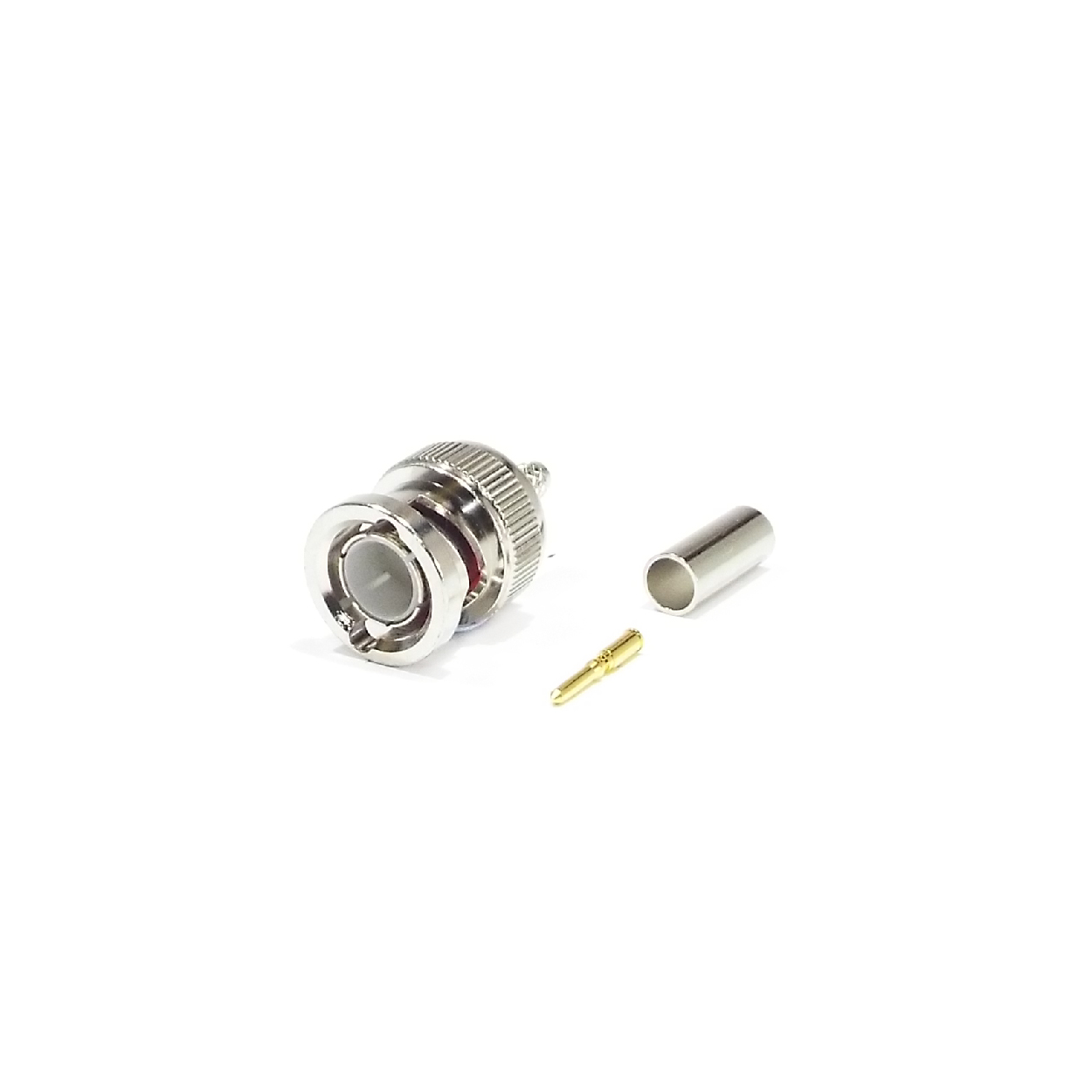 Conector de crimpado macho BNC