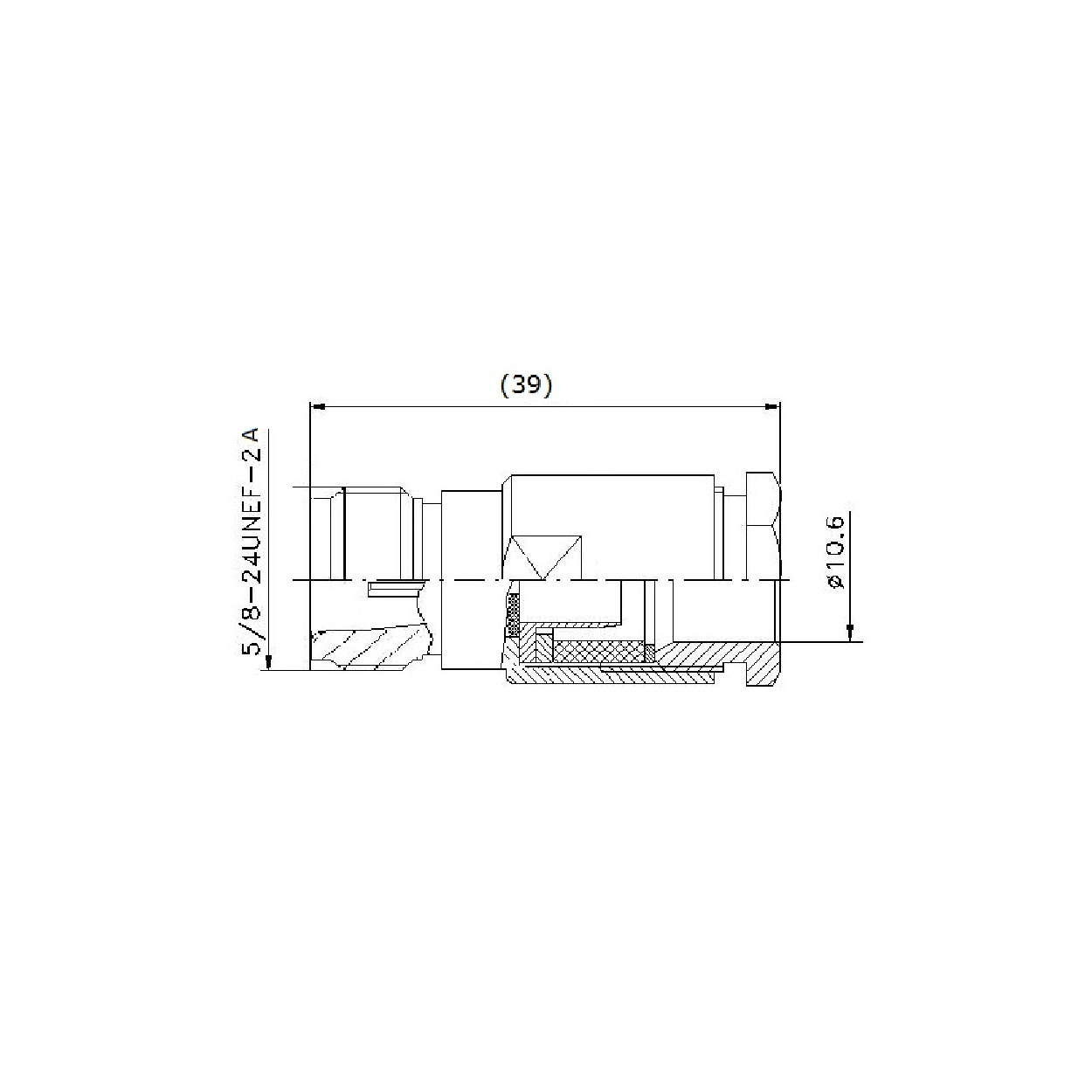Conector N hembra recto - Imagen 3